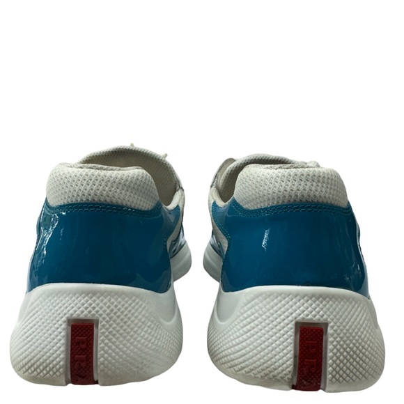 Prada sport patent leather colorblock pattern sneaker size-9US - Picture 3 of 8